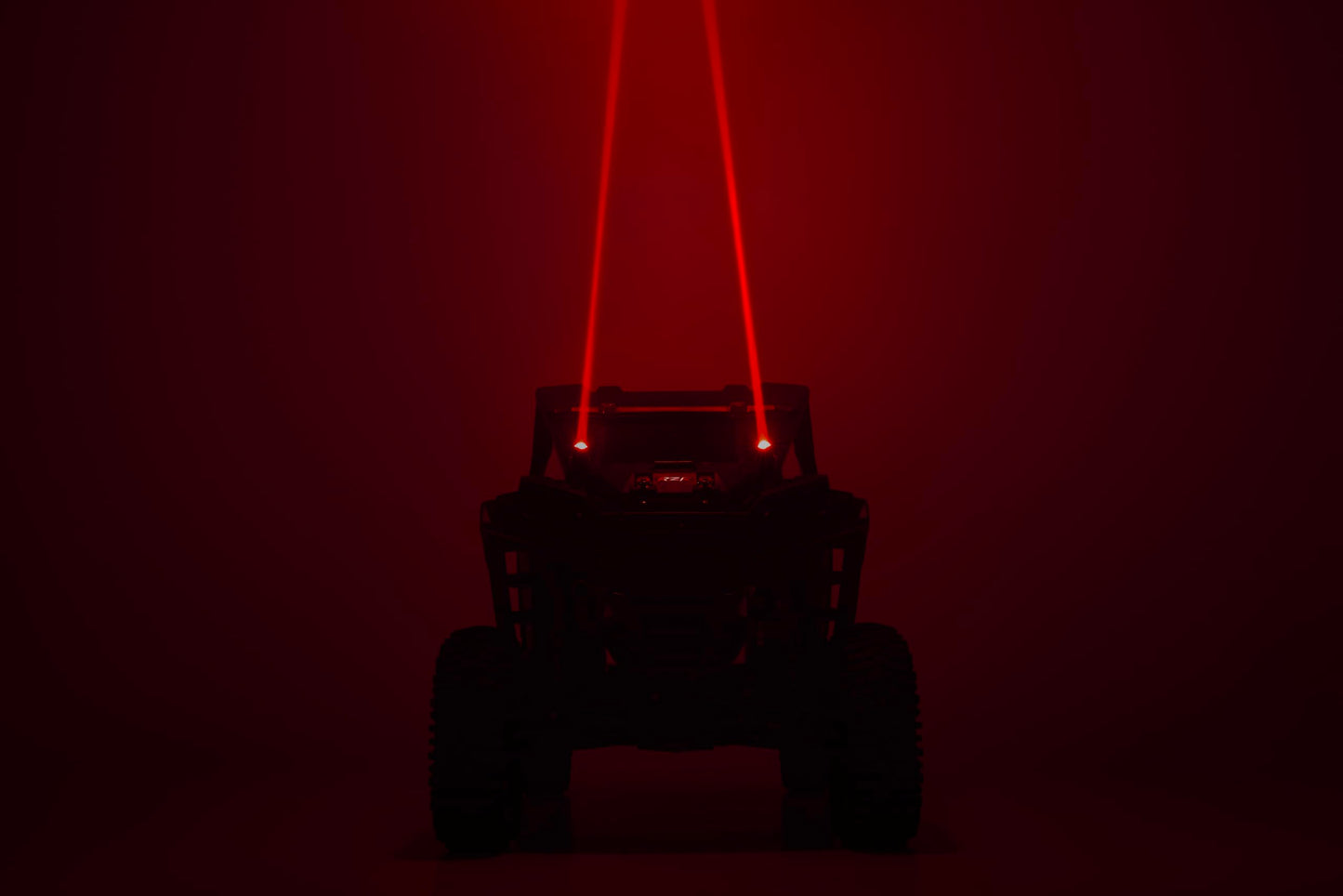 Rough Country Laser Whip Light Kit w/Remote - Multi-Function, Aluminum, 10W, Black, Model 78870
