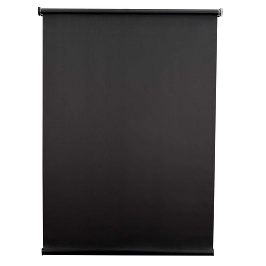 RecPro Black RV Roller Shades, Slow-Rise Blackout Window Cover, 62inW x 32inH, Polyester, Model 606345304744