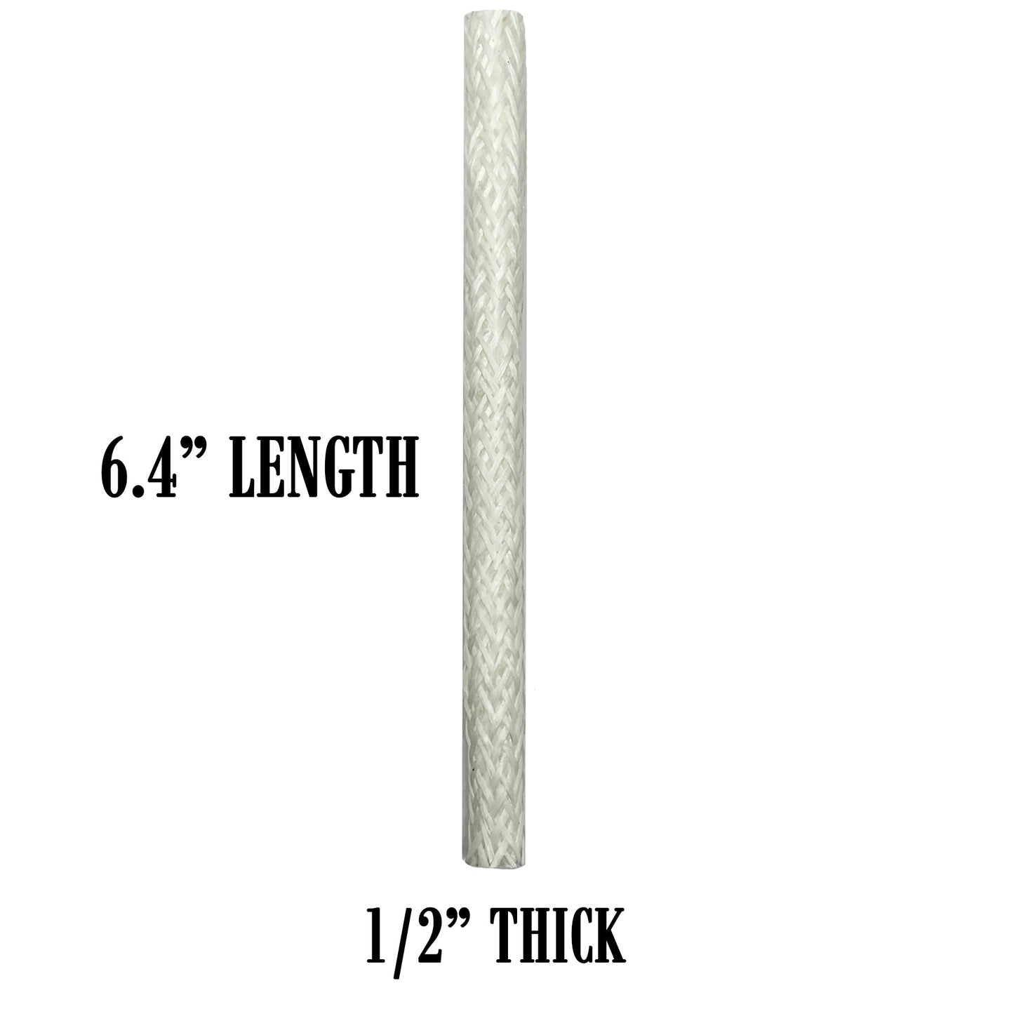 Seraphic Fiberglass Replacement Wicks for Tiki Torches, Pack of 12, 6 Inch, Ideal for Outdoor Use