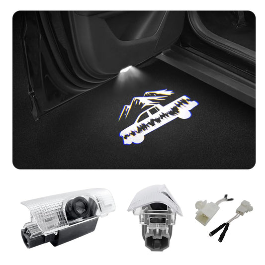 akarin LED Car Door Logo Lights for Tundra 2007-2011, 2022-present, Courtesy Projector Laser Puddle Lamp, 2 PCS