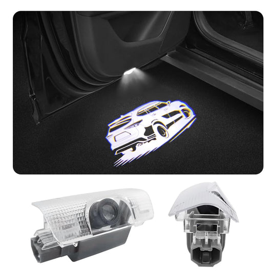 akarin LED Car Door Logo Lights for Highlander xu70 (2020-present) - White Courtesy Projector Laser Welcome Light Puddle Lamp
