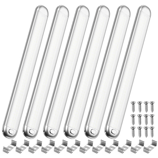 SEALIGHT 12V LED Interior Light Bar 1500LM 8W White Light Strip Pack of 6