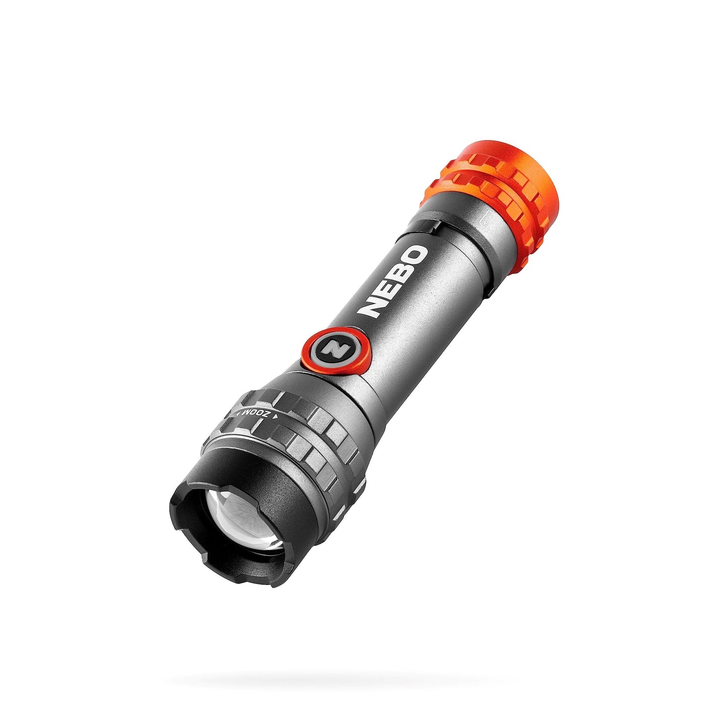 NEBO Davinci 450L Flex Flashlight, 450 Lumens, Durable Plastic, 4 Light Modes, Gray, Model NEB-FLT-1046