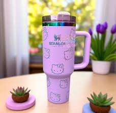 Stanley x Hello Kitty Quencher H2.0 FlowState Tumbler – Lavender Purple Limited Edition Insulated Travel Mug with Handle & Straw